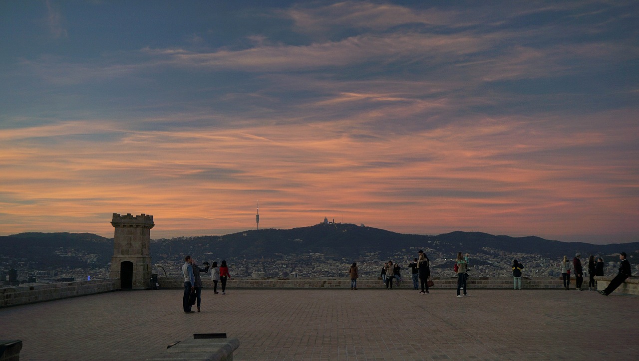 Montjuic, Montjuic Kalnas, Kalnas, Nemokamos Nuotraukos,  Nemokama Licenzija