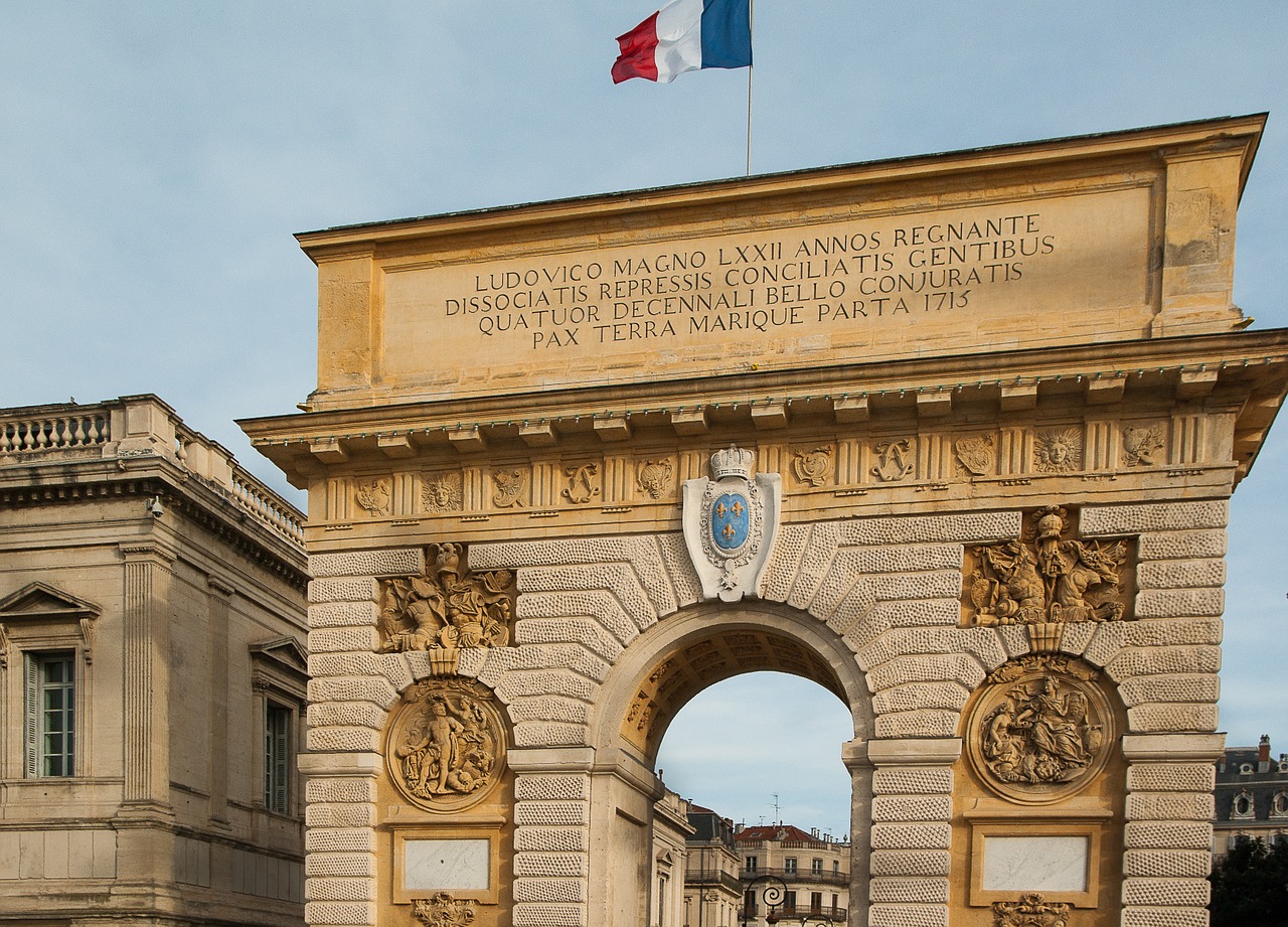 Montpellier, Triumfinė Arka, Fasadas, Architektūra, Nemokamos Nuotraukos,  Nemokama Licenzija
