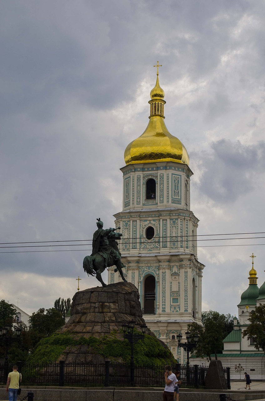 Paminklas, Katedra, Kupolas, Istorija, Ukraina, Kiev, Vera, Bažnyčia, Religija, Šventykla