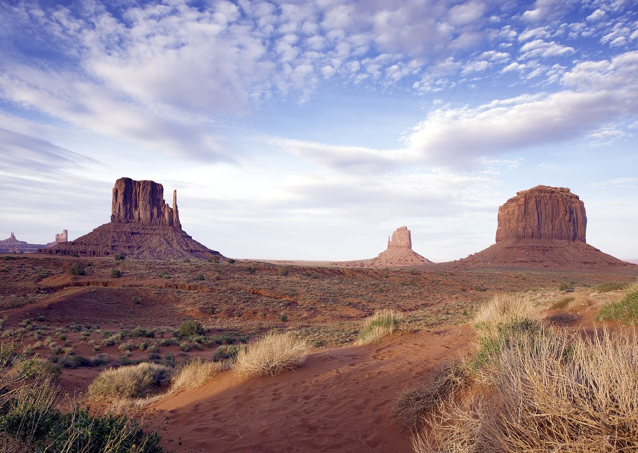 Paminklo Slėnis, Smiltainis, Buttes, Arizona, Dykuma, Kraštovaizdis, Amerikietis, Vaizdingas, Raudona, Rokas