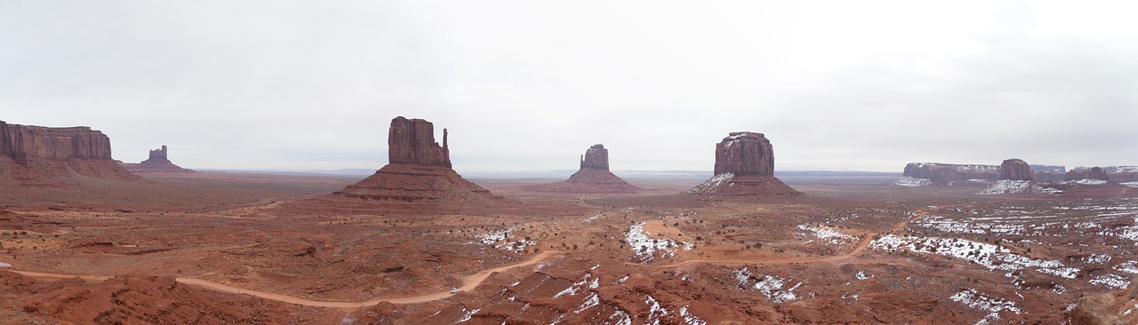 Paminklo Slėnis, Panorama, Utah, Usa, Buttes, Smiltainis, Raudona, Kraštovaizdis, Gamta, Dykuma