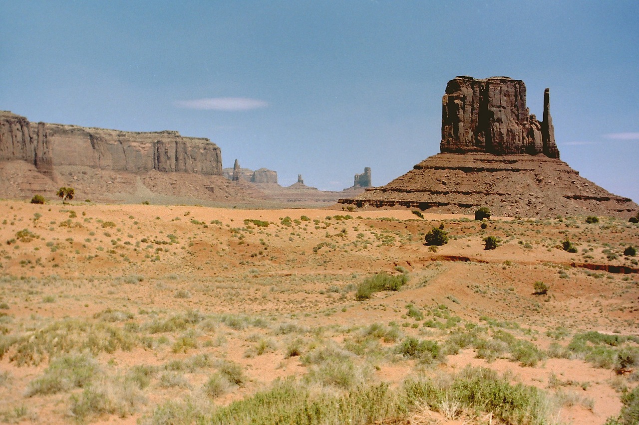 Paminklo Slėnis, Smiltainis, Buttes, Arizona, Dykuma, Kraštovaizdis, Amerikietis, Vaizdingas, Raudona, Rokas