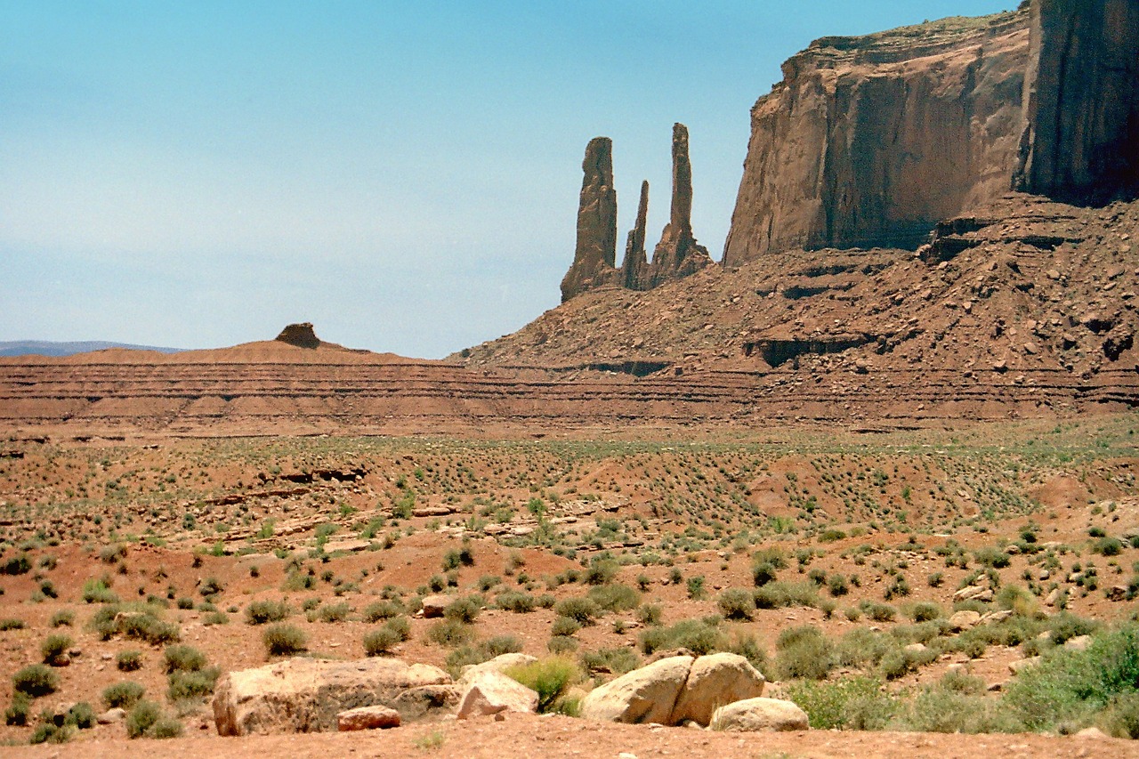 Paminklo Slėnis, Smiltainis, Buttes, Arizona, Dykuma, Kraštovaizdis, Amerikietis, Vaizdingas, Raudona, Rokas