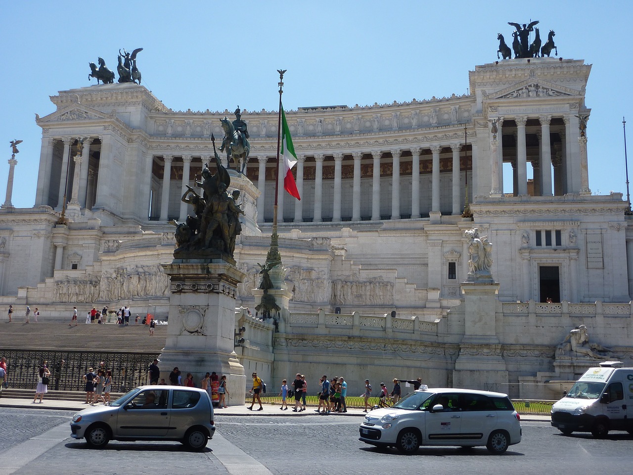 Paminklas Vittorio Emanuele Ii,  Karalius,  Roma,  Italy,  Itališkas, Nemokamos Nuotraukos,  Nemokama Licenzija