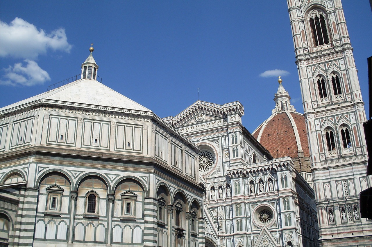 Paminklai, Duomo, Florencija, Toskana, Kraštovaizdis, Centro, Katedra, Italy, Menas, Paminklas