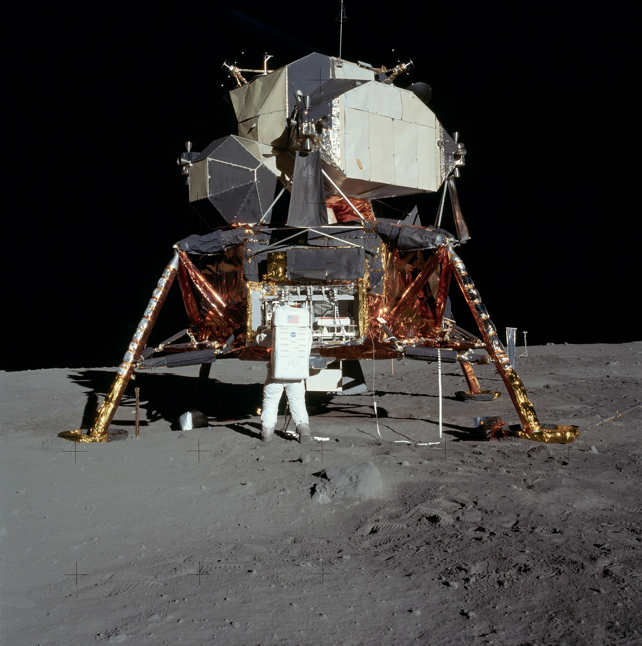 Mėnulio Nusileidimas, Apollo 11, Buzz Aldrin, Mėnulis, Mėnulis, Luna, Lander, Kosmoso Zondas, Tyrimai, Nasa