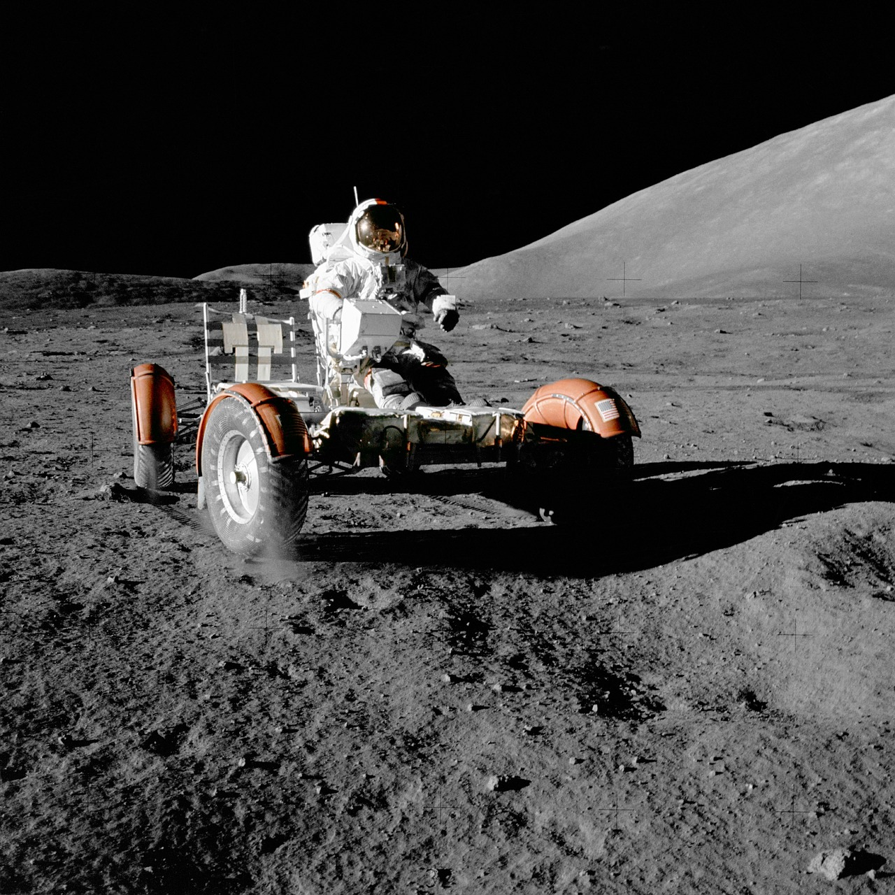 Mėnulio Transporto Priemonė, Astronautas, Kosmoso Kelionės, Moon Buggy, Mėnulio Roveris, Apollo 17, Lrv, Automobiliai, Mėnulio Paviršius, Tyrimai