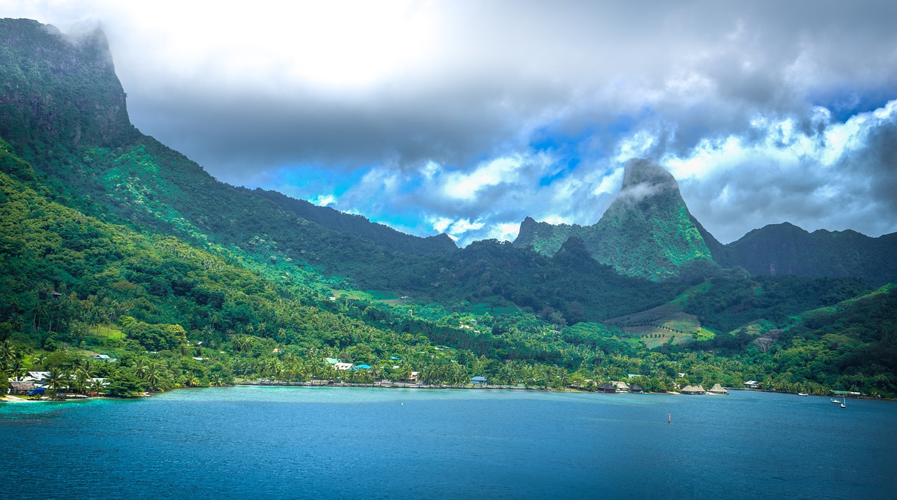 Moorea, Prancūzų Polinezija, Atogrąžų, Sala, Ramiojo Vandenyno Regionas, Vandenynas, Gamta, Kelionė, Tahiti, Mėlynas