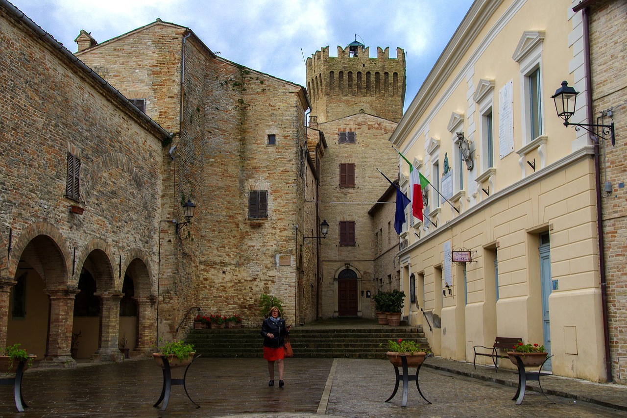 Moresco, Firma, Prekės Ženklai, Italy, Borgo, Viduramžiai, Viduramžių Kaimas, Paminklas, Turizmas, Kaimas