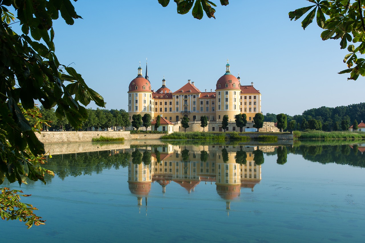 Moritzo Pilis, Drezdenas, Architektūra, Karališkoji Pilis, Parkas, Pilies Parkas, Pilis, Saksonija, Vokietija, Barokschloss