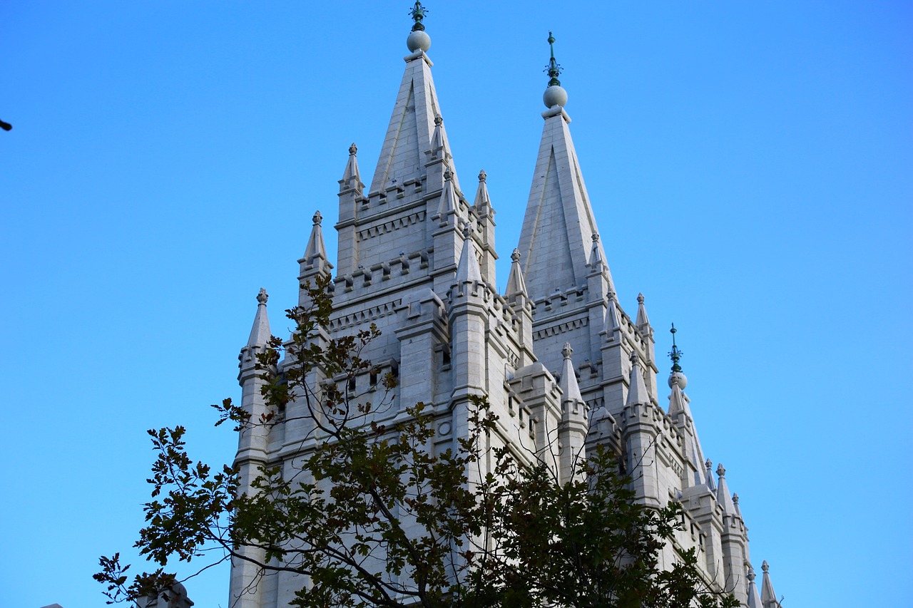 Mormonas, Šventykla, Bokštas, Mormonizmas, Bažnyčia, Religija, Architektūra, Paskutinė Diena, Šventųjų, Utah