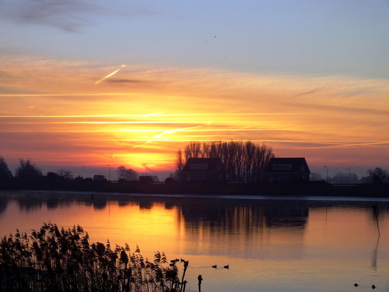 Ryto Šviesa, Ijssel, Vanduo, Atmosfera, Poilsis, Atsipalaiduoti, Gražus, Grožis, Įkvėpimas, Laisvė