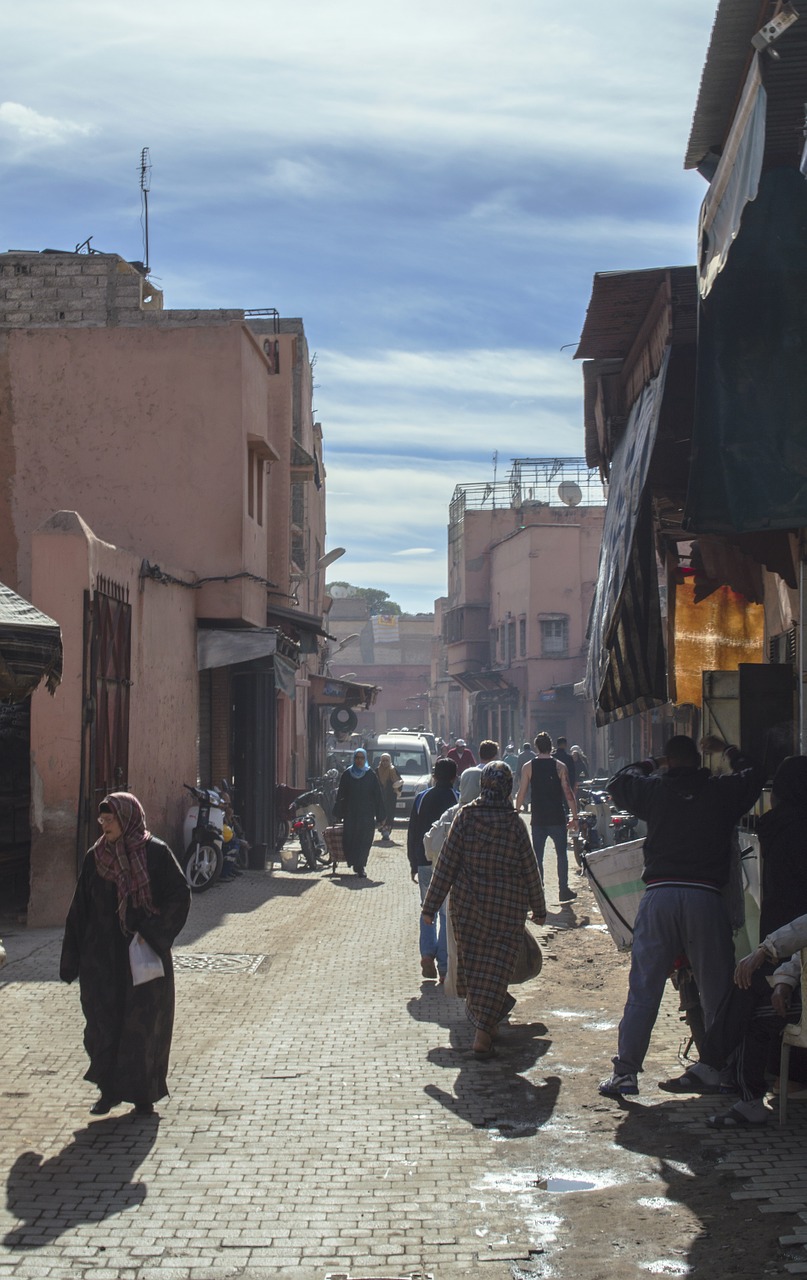 Marokas, Marokas, Gatves, Rinkas, Souks, Pastatas, Architektūra, Miestas, Miestas, Kelionė