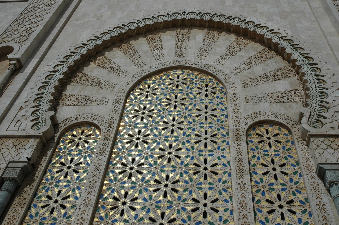 Marokas, Casablanca, Mečetė, Arka, Religija, Arabiškas, Architektūros Dizainas, Architektūra, Struktūra, Mūrinis Mūras
