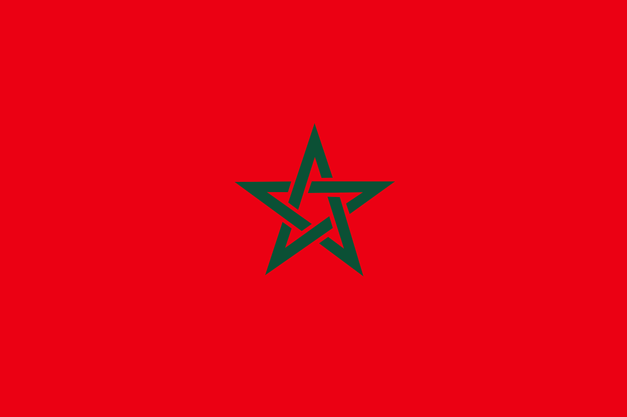 Marokas, Vėliava, Nacionalinis, Simbolis, Šalis, Patriotinis, Patriotizmas, Arabiškas, Žalias, Pentagrama