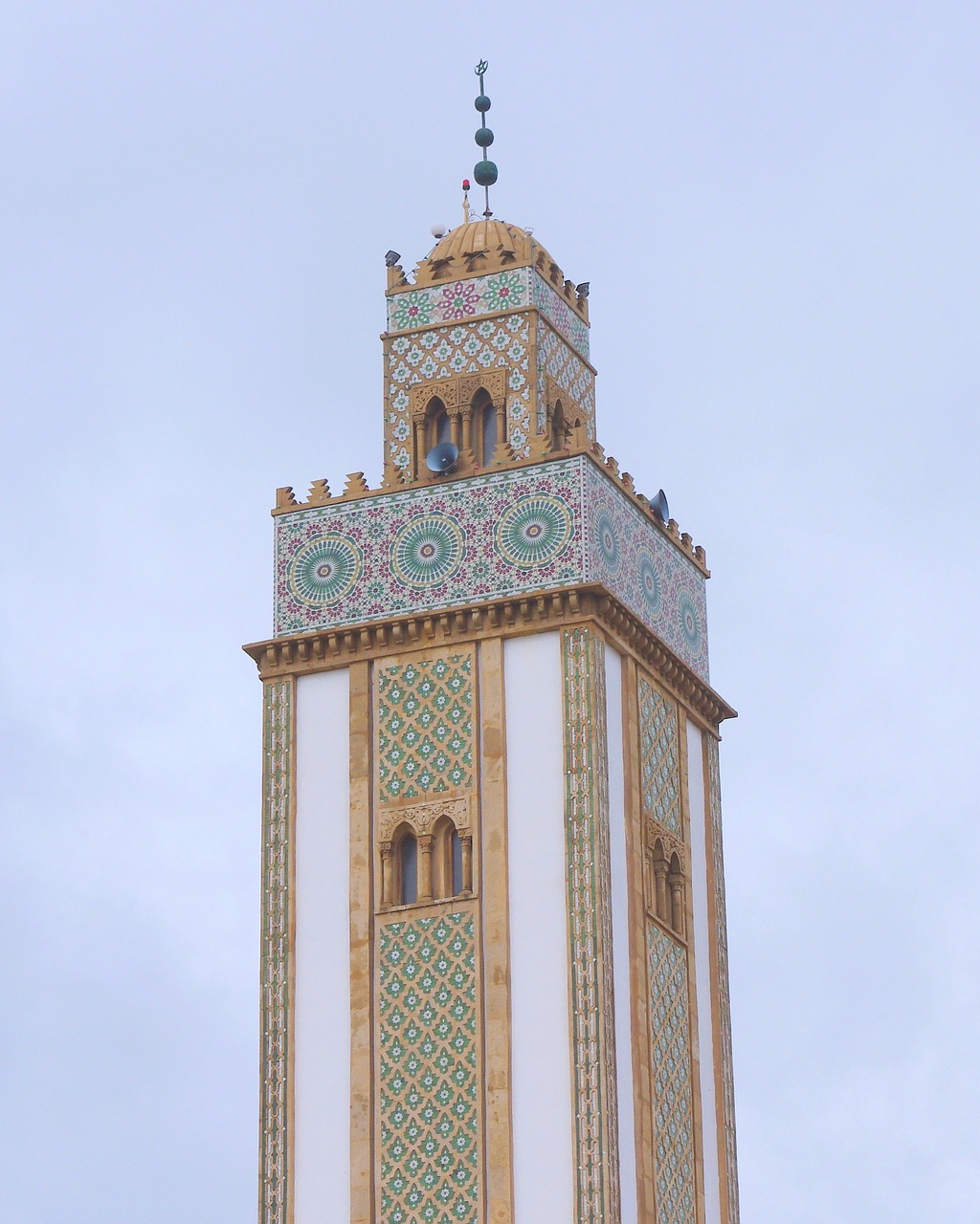 Marokas, Agadiras, Mečetė, Tikėjimas, Religija, Eksterjeras, Pastatas, Struktūra, Architektūra, Dangus