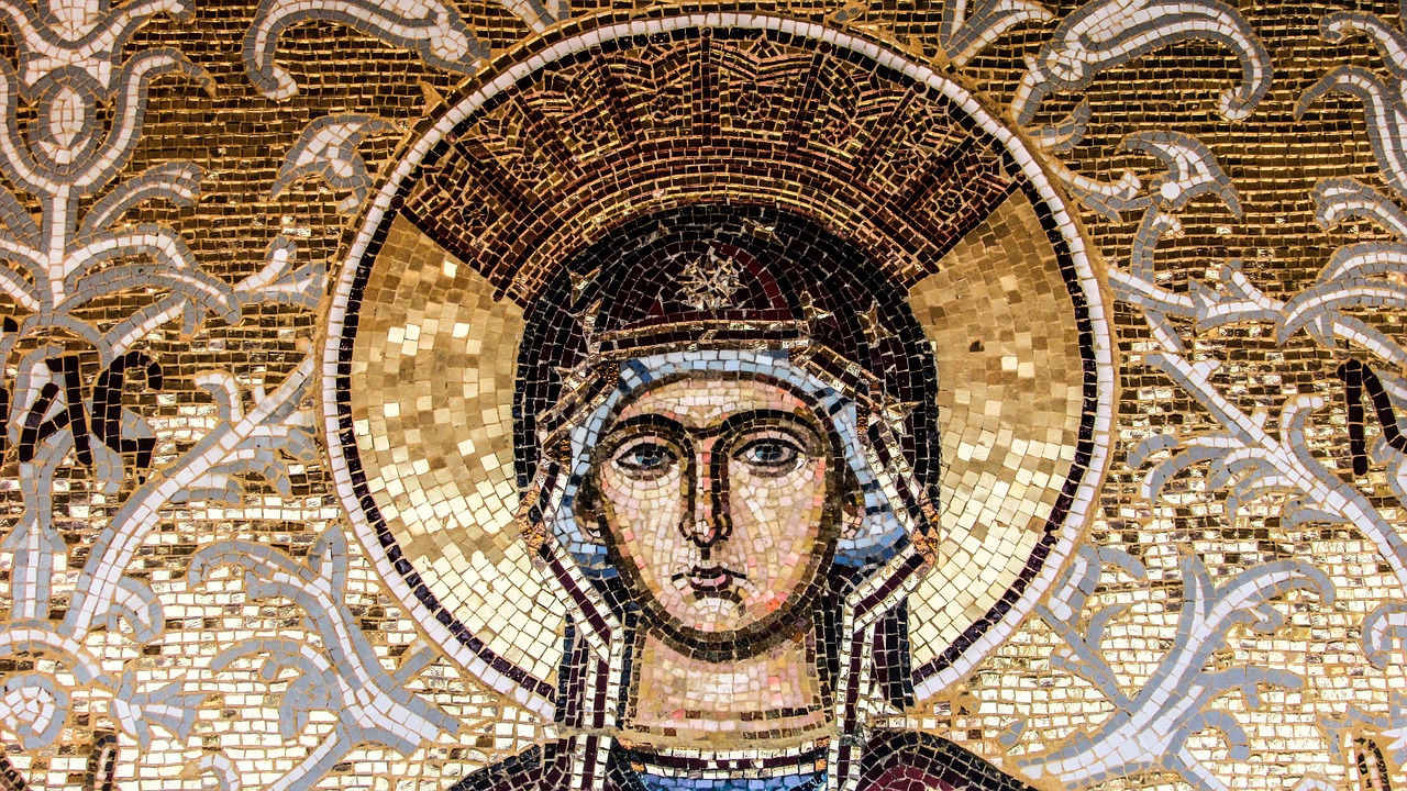 Mozaika, Ayia Napa, Mergelė Marija, Kipras, Nemokamos Nuotraukos,  Nemokama Licenzija