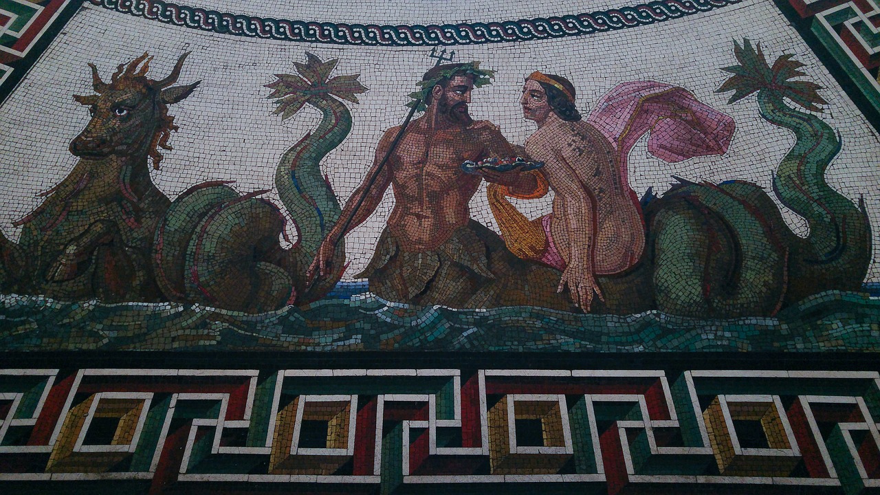 Mozaika, Mitologija, Senovinis, Dievai, Nemokamos Nuotraukos,  Nemokama Licenzija