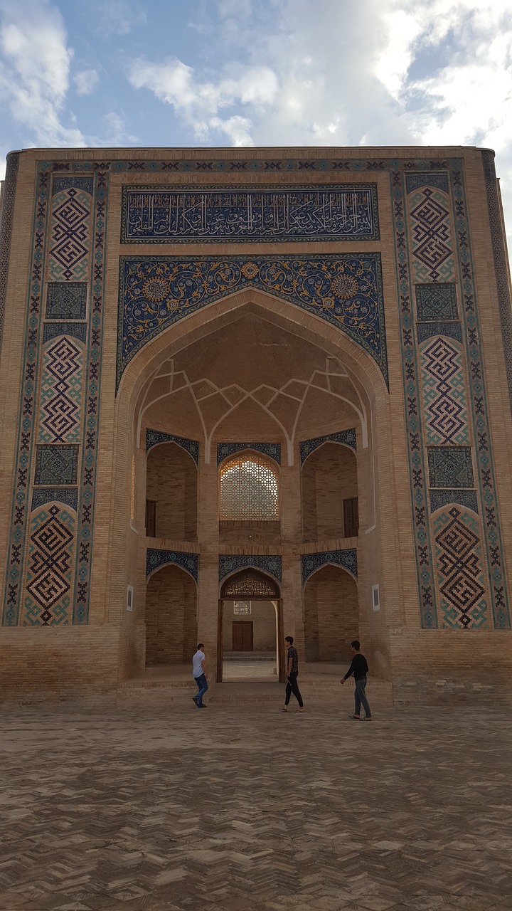 Mozaika, Modelis, Mečetė, Samarkandas, Uzbekistanas, Centrinis, Paveldas, Asija, Islamas, Architektūra