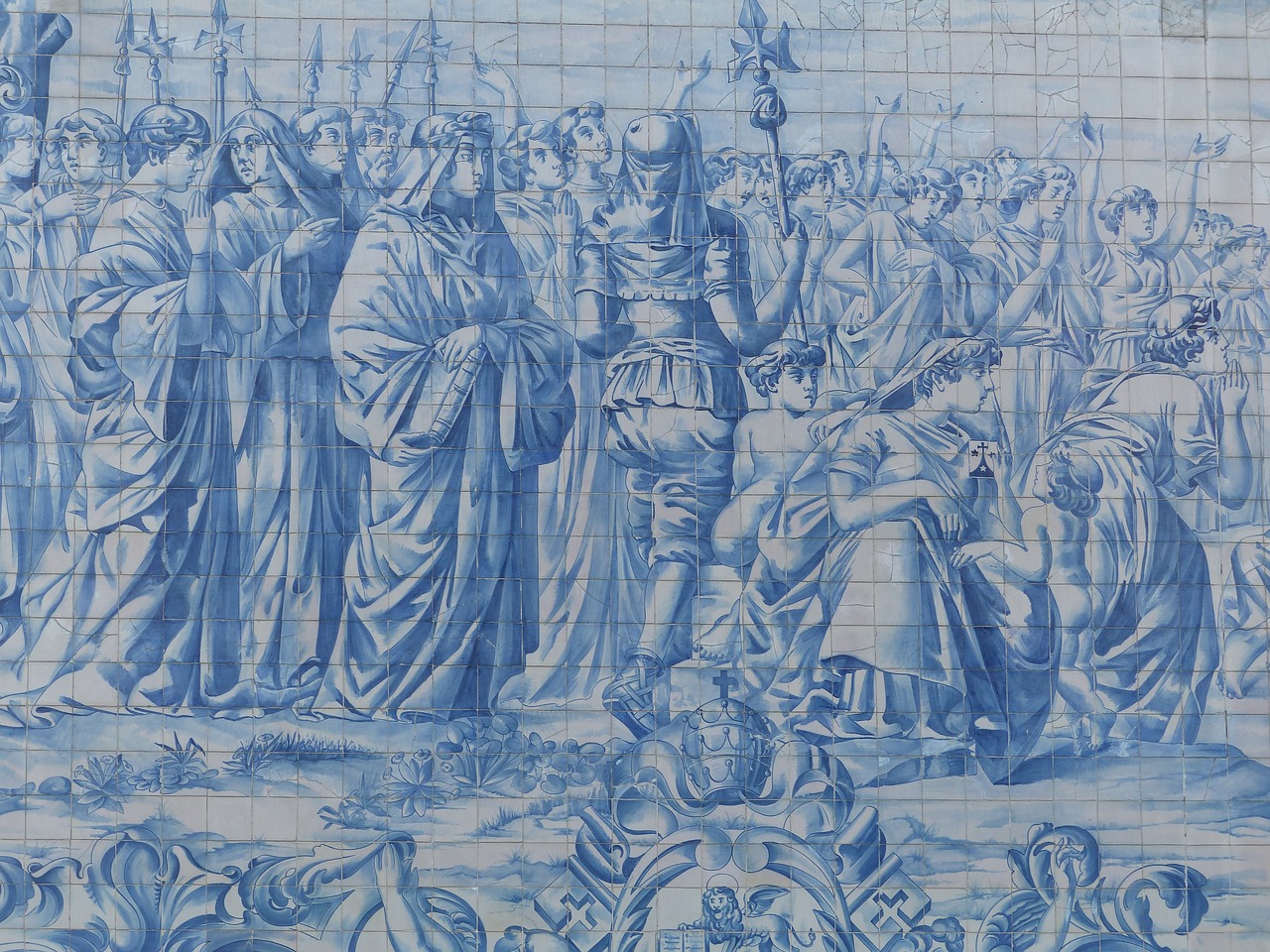Mozaika, Portugalų, Blue Oporto, Nemokamos Nuotraukos,  Nemokama Licenzija