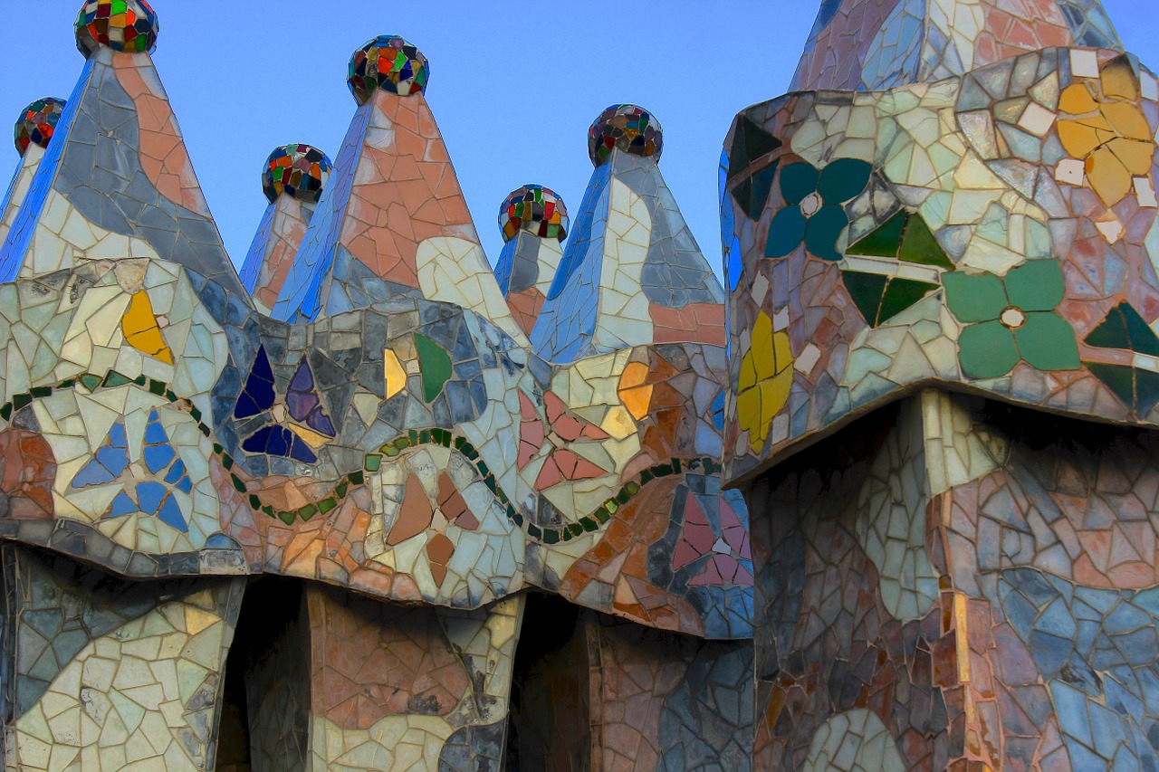 Mozaika, Gaudí, Casa Batlo, Barcelona, Katalonija, Architektūra, Nemokamos Nuotraukos,  Nemokama Licenzija