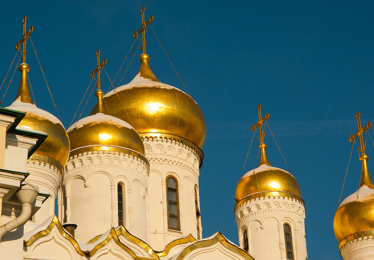 Moscow, Kremlius, Katedra, Svogūnėliai, Ortodoksas, Nemokamos Nuotraukos,  Nemokama Licenzija