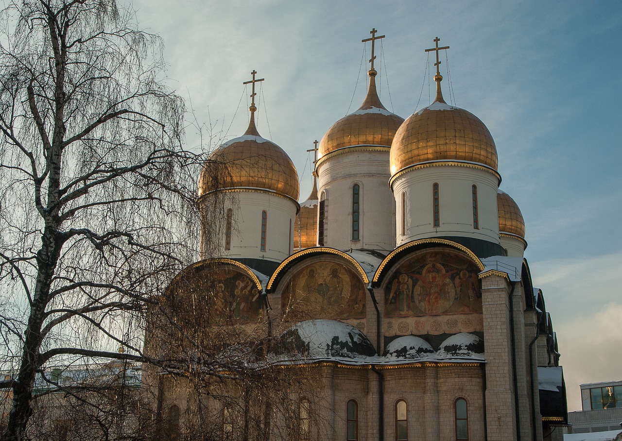 Moscow, Kremlius, Katedra, Svogūnėliai, Ortodoksas, Nemokamos Nuotraukos,  Nemokama Licenzija