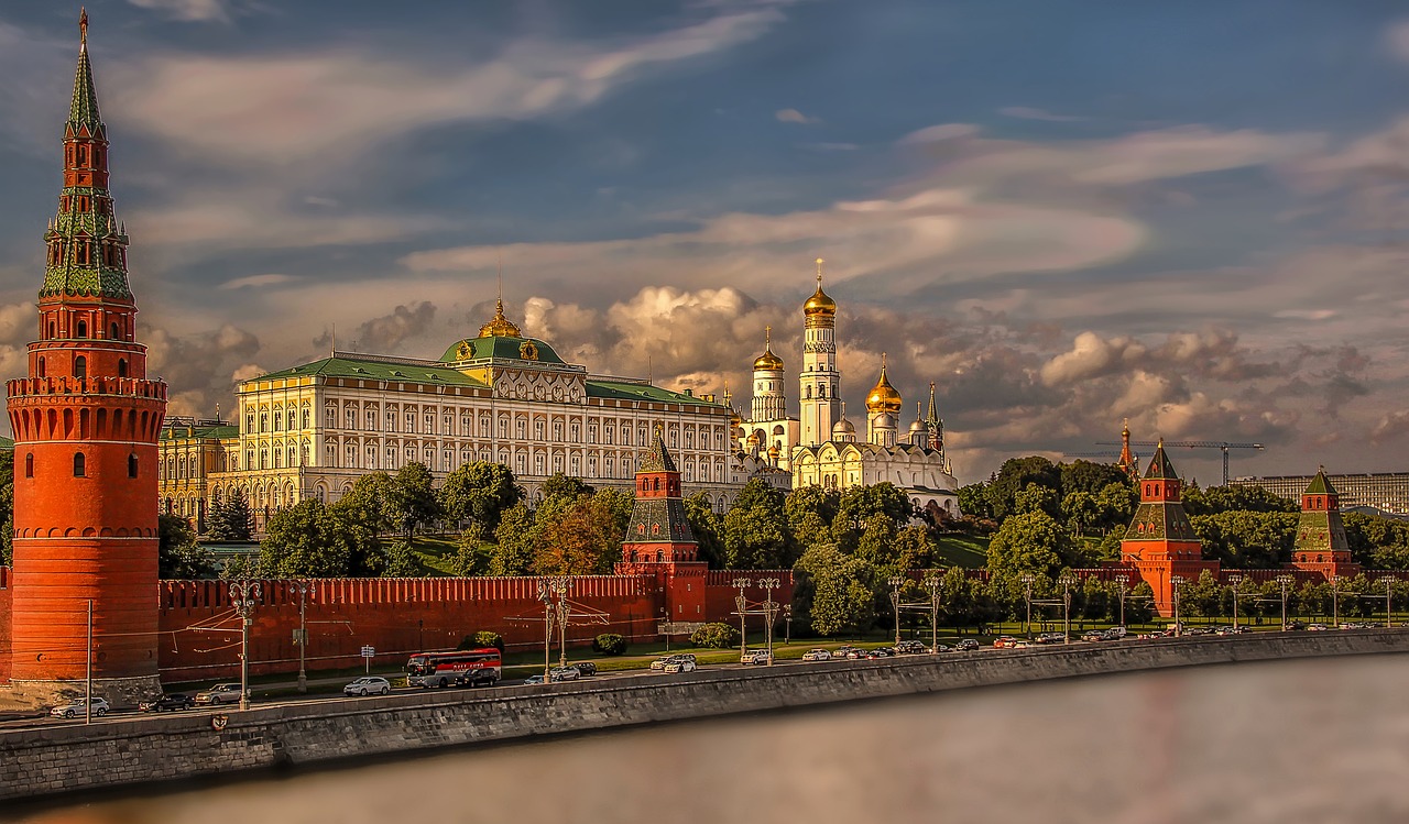 Moscow, Rusija, Kremlius, Senamiestis, Upė, Architektūra, Fortifikacija, Stiprumas, Pastatai, Nemokamos Nuotraukos