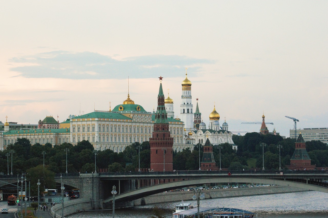 Moscow, Kremlius, Rusija, Kupolas, Kremlevos Krantinė, Katedra, Centras, Garsas, Moskva Upė, Upė