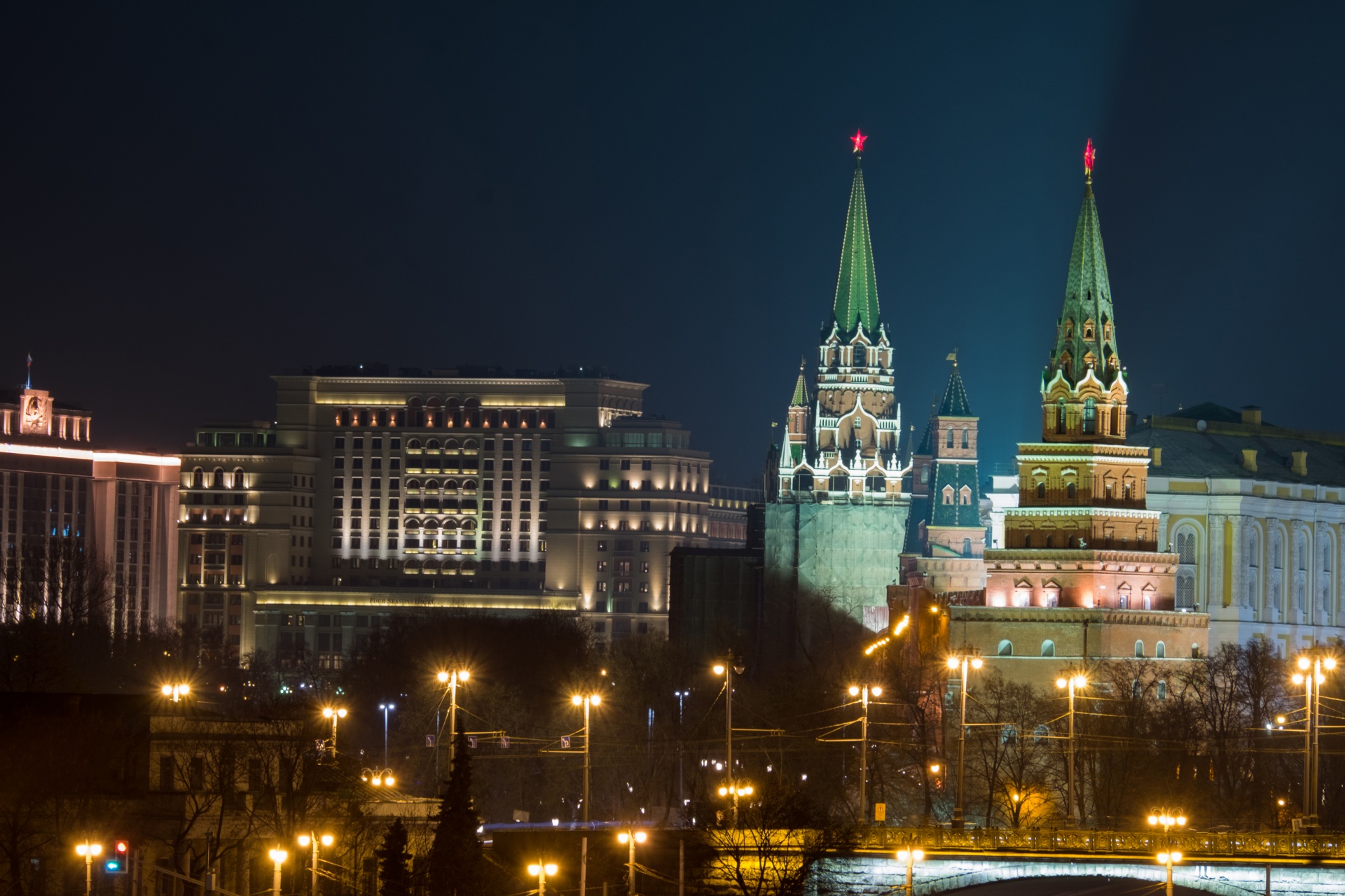 Rusija,  Moscow,  Kremlius,  Miestas,  Žvaigždė,  Viešbutis,  Kvadratas,  Naktis,  Žvaigždės,  Ruduo