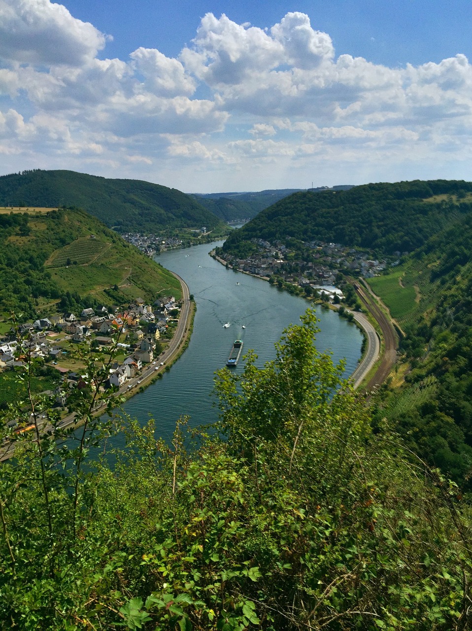 Mosel, Upė, Vokietija, Europa, Mozelle, Kaimas, Turizmas, Rhineland-Pfalzas, Romantiškas, Rhineland