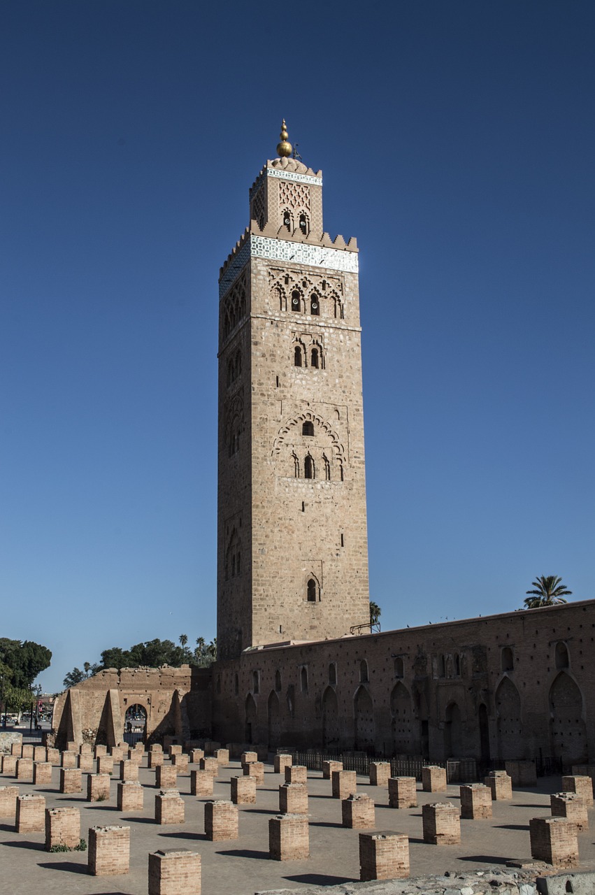 Mečetė, Marrakesh, Marokas, Marokas, Afrika, Marrakechas, Bokštas, Islamas, Koutoubia, Musulmonas