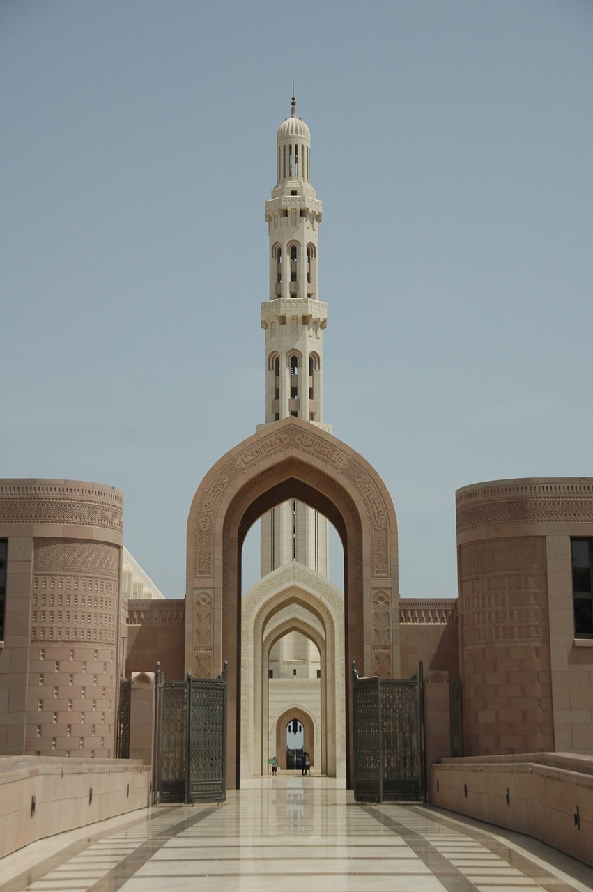 Mečetė, Oman, Šventykla, Islamas, Musulmonas, Minaretas, Nemokamos Nuotraukos,  Nemokama Licenzija