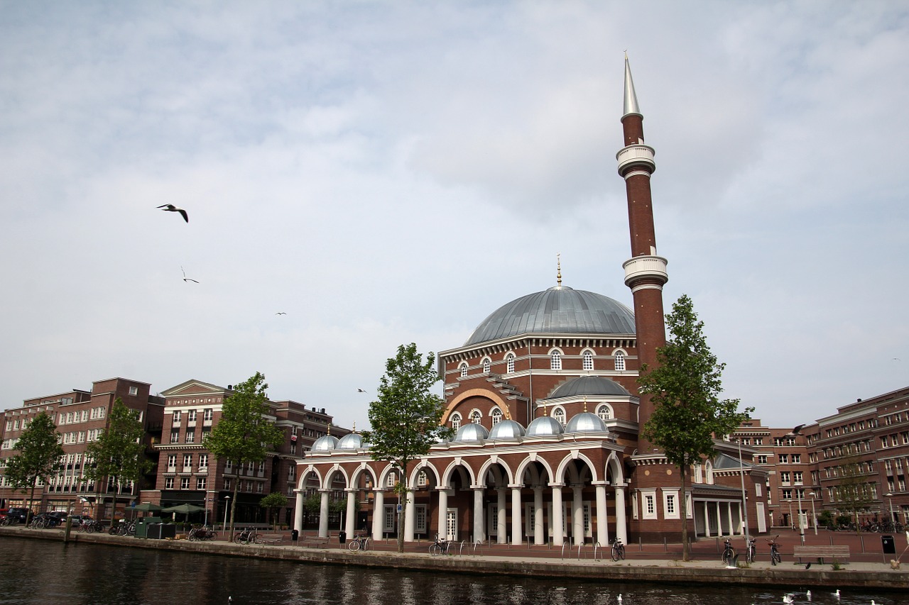 Mečetė, Minaretas, Islamas, Architektūra, Maldos Namai, Amsterdamas, Nemokamos Nuotraukos,  Nemokama Licenzija