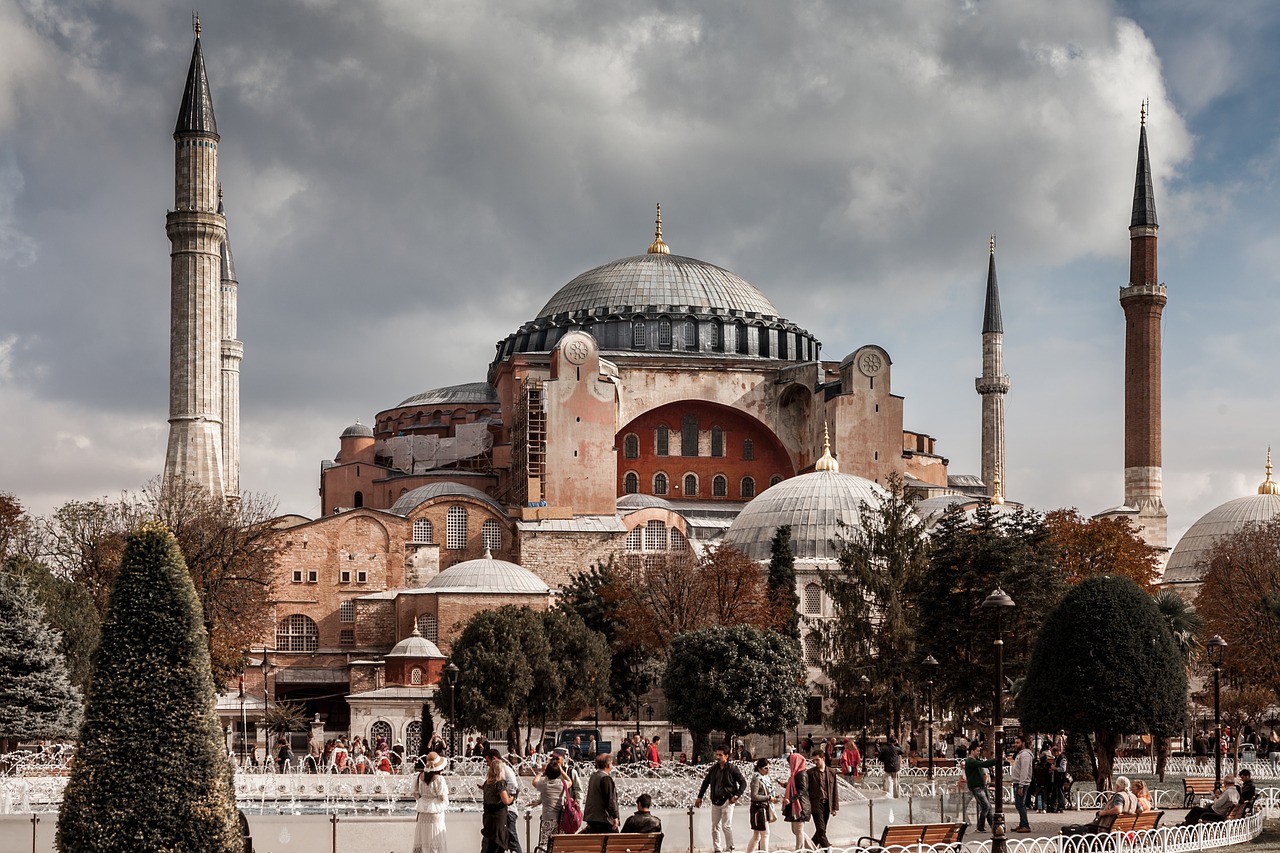 Mečetė, Istanbulas, Turkija, Paminklas, Religija, Ayasofya, Kelionė, Religinis, Pastatas, Islamo Mečetė