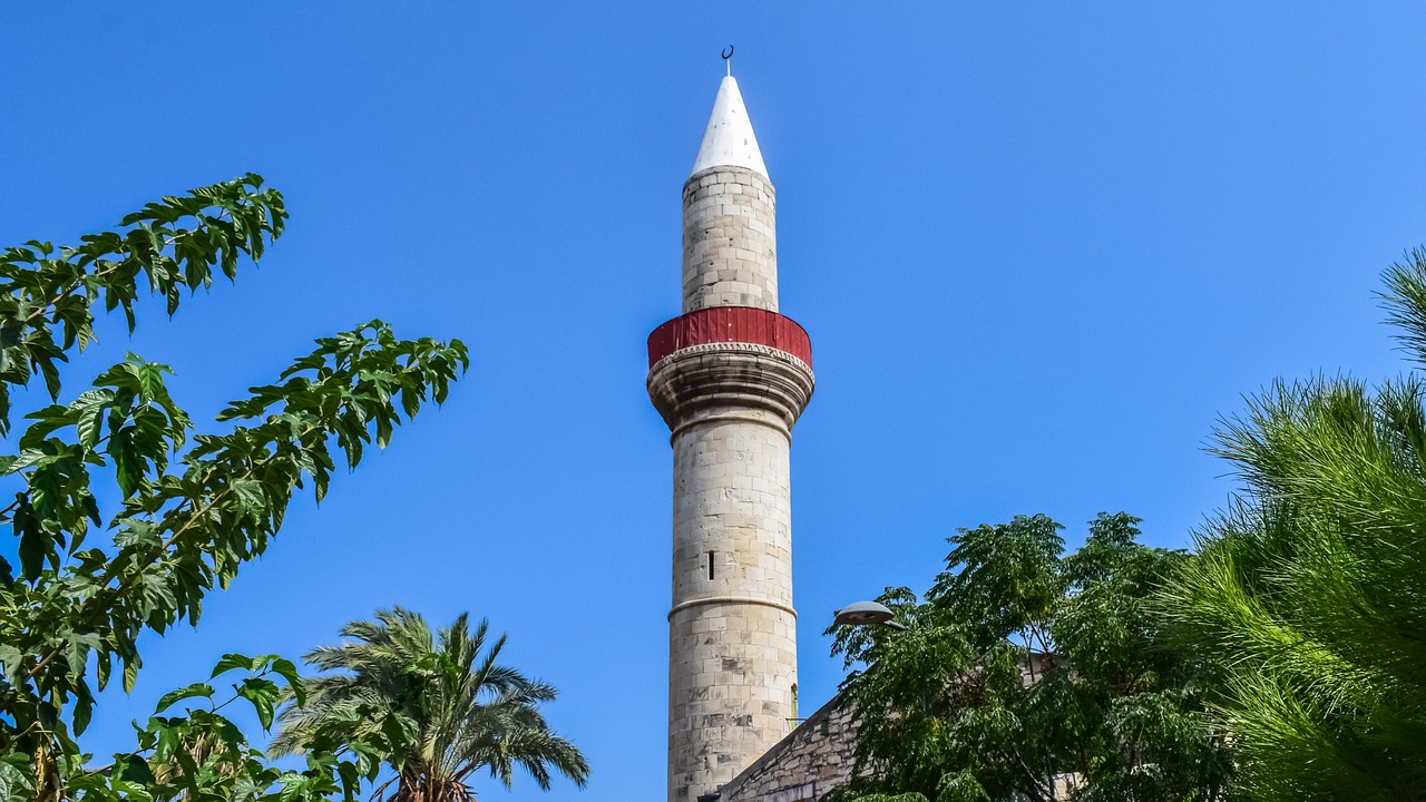 Mečetė, Minaretas, Architektūra, Religija, Islamas, Musulmonas, Islamic, Ottoman, Turkish, Limasolis