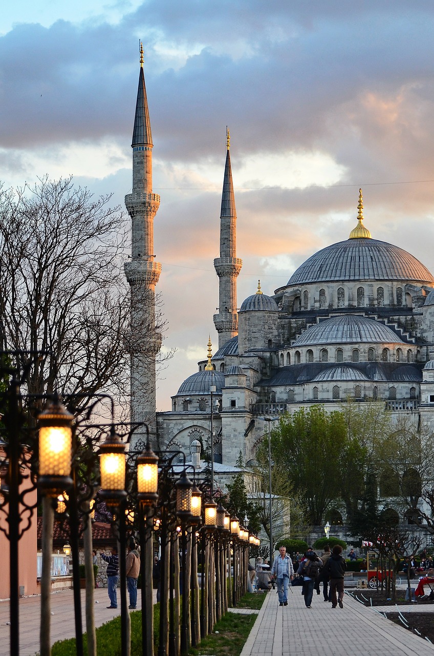 Mečetė, Istanbulas, Islamas, Turkija, Architektūra, Saulėlydis, Miestas, Nemokamos Nuotraukos,  Nemokama Licenzija