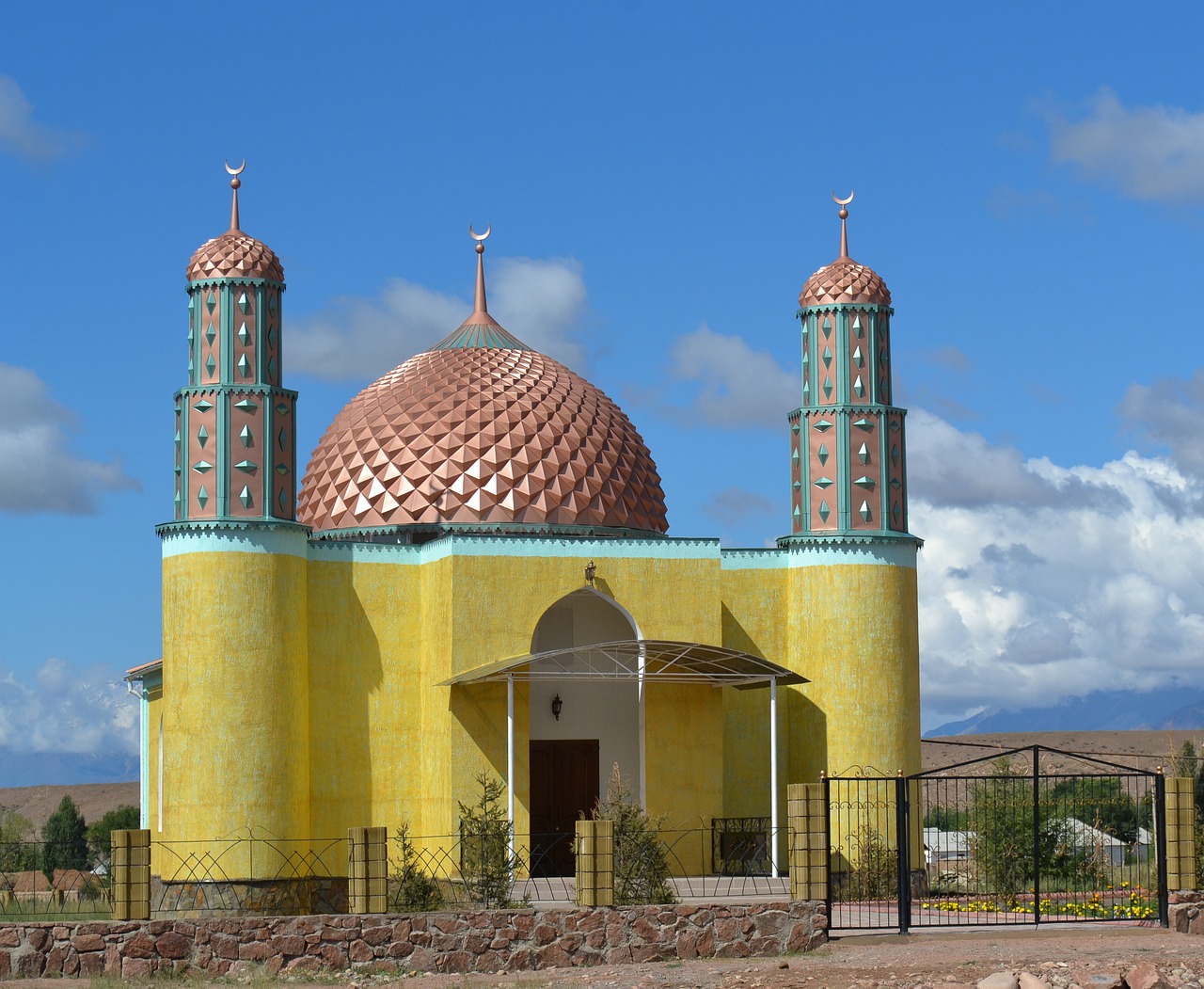 Mečetė, Kirgizija, Kupolas, Islamas, Nemokamos Nuotraukos,  Nemokama Licenzija