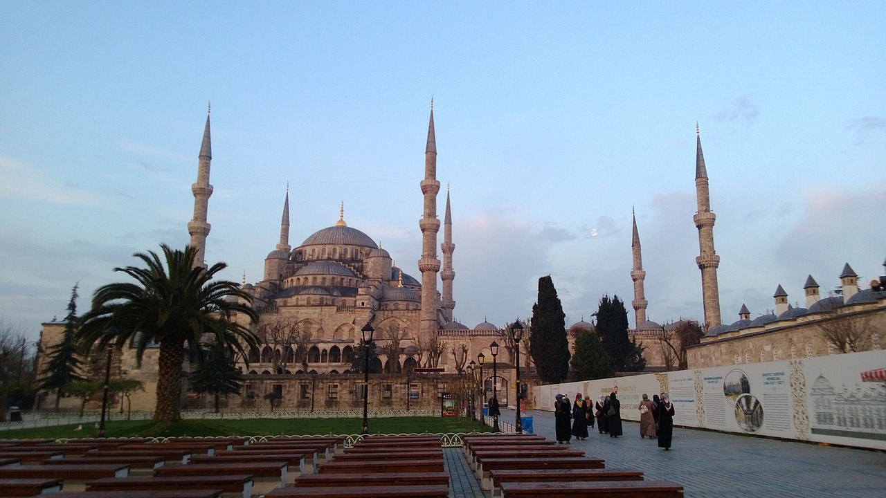 Mečetė, Istanbulas, Turkija, Architektūra, Islamas, Religija, Orientyras, Pastatas, Žinomas, Istorinis