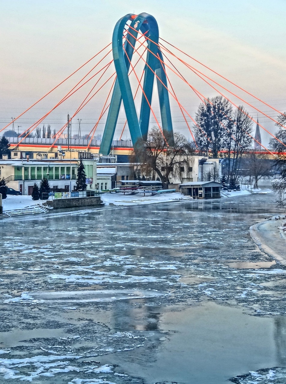 Labiausiai Uniwersytecki, Bydgoszcz, Tiltas, Universitetas, Upė, Vanduo, Struktūra, Perėjimas, Orientyras, Nemokamos Nuotraukos