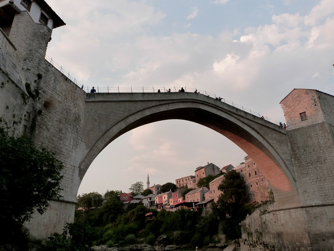 Mostar, Senas Tiltas, Senamiestis, Namai, Architektūra, Pastatas, Miestas, Istorinis, Architektūros Dizainas, Struktūra