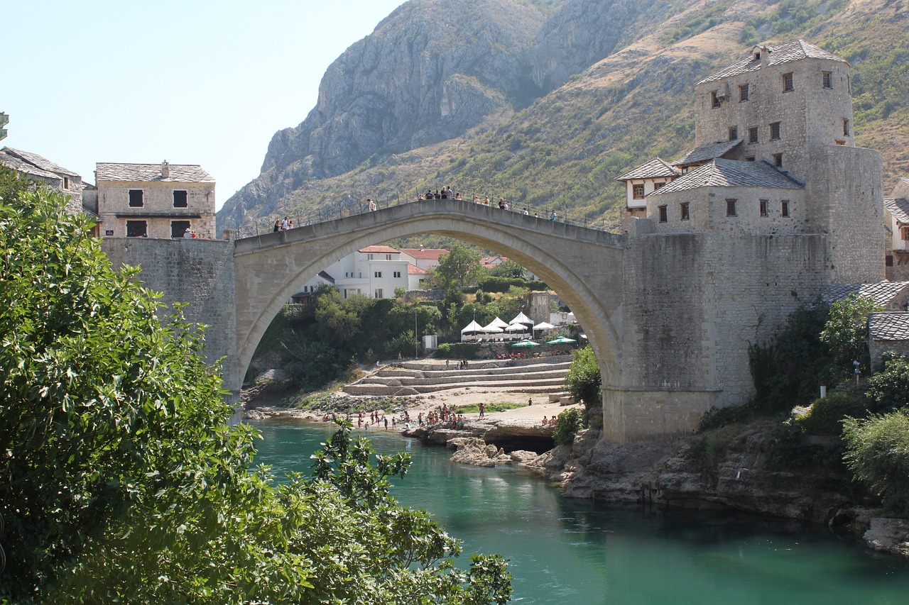 Mostar, Herzegovina, Bosnija, Turizmas, Architektūra, Unesco, Paveldas, Nemokamos Nuotraukos,  Nemokama Licenzija