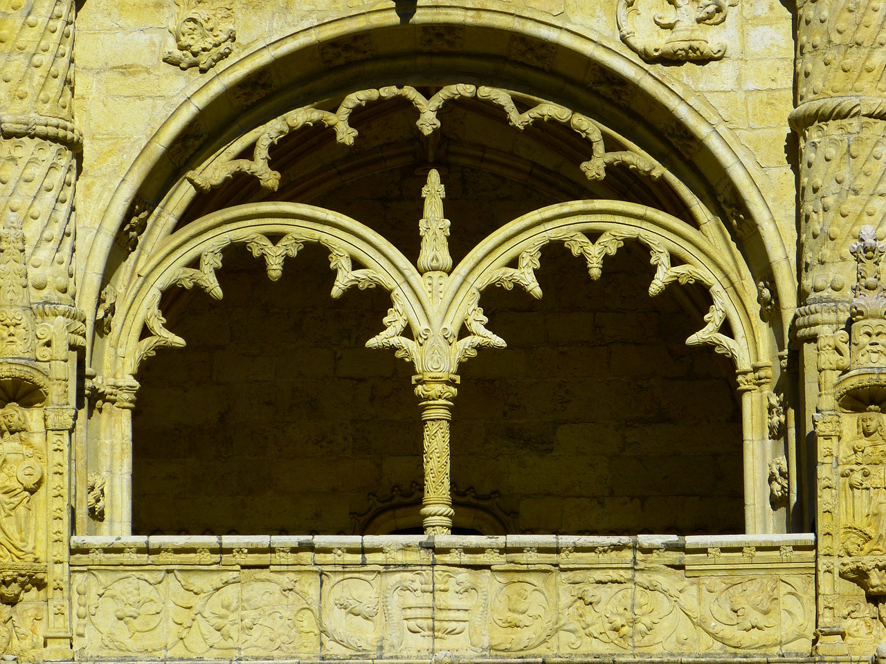 Mosteiro Dos Jerónimos, Jeronimo Vienuolynas, Langas, Belem, Manueline, Pastatas, Unesco Pasaulio Paveldas, Lisbonas, Lisboa, Portugal