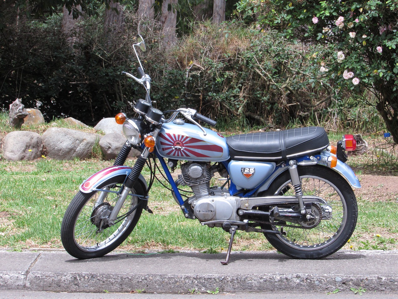 Moto, 1973, Honda, Cb125, Aventurera, Nemokamos Nuotraukos,  Nemokama Licenzija