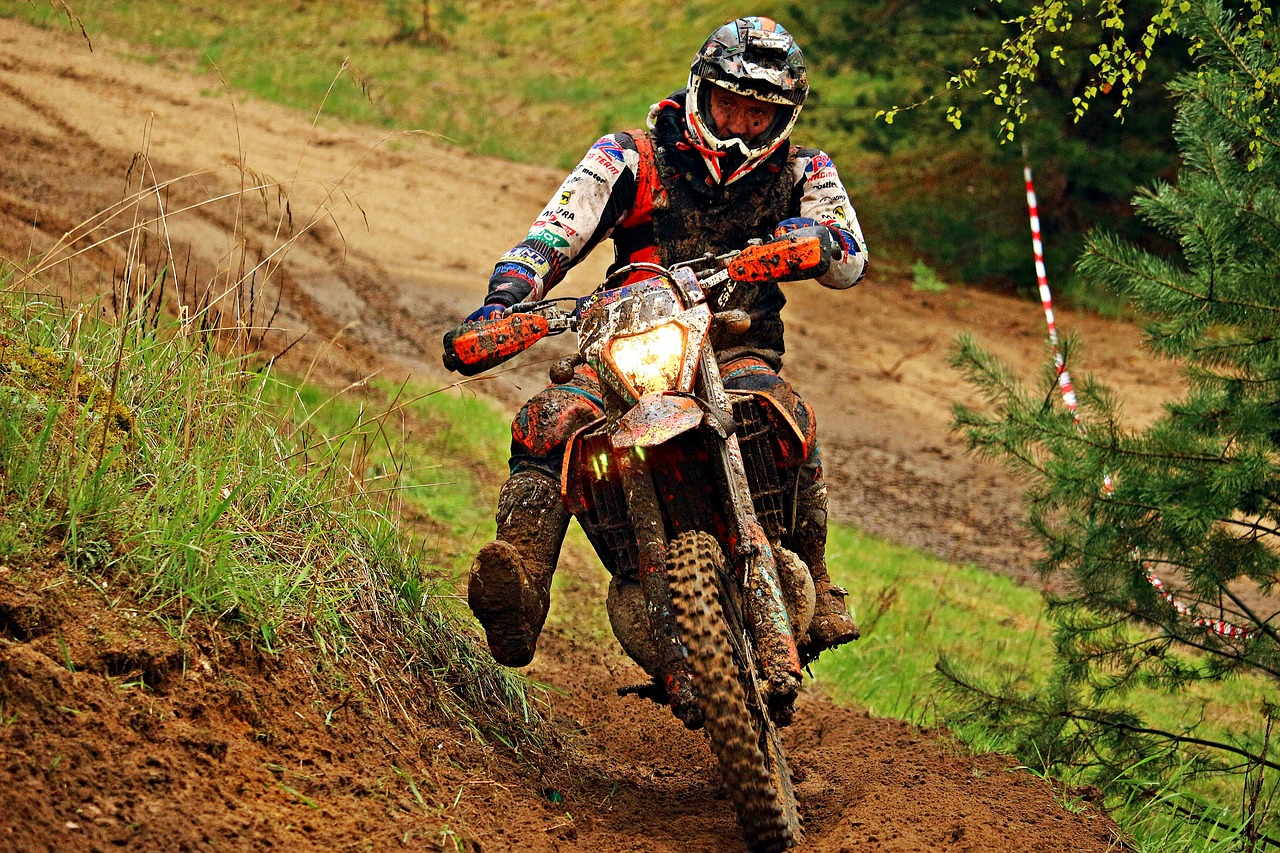 Motokroso, Enduro, Dirtbike, Kirsti, Motociklas, Motokroso Važiavimas, Veiksmas, Motociklininkas, Motorsportas, Lenktynės