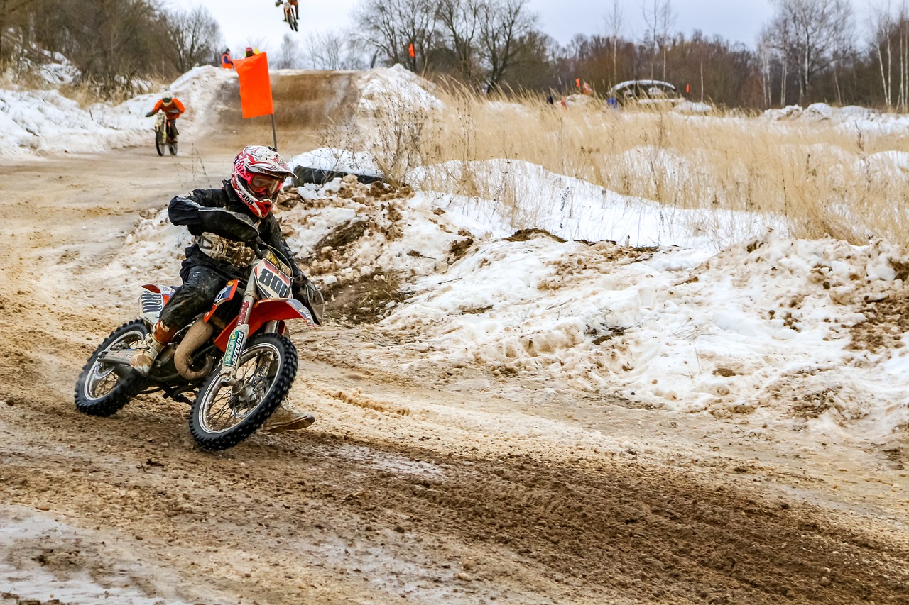 Motokroso, Motociklas, Lenktynės, Žiema, Varzybos, Purvas, Netvarka, Ekstremalios, Nemokamos Nuotraukos,  Nemokama Licenzija