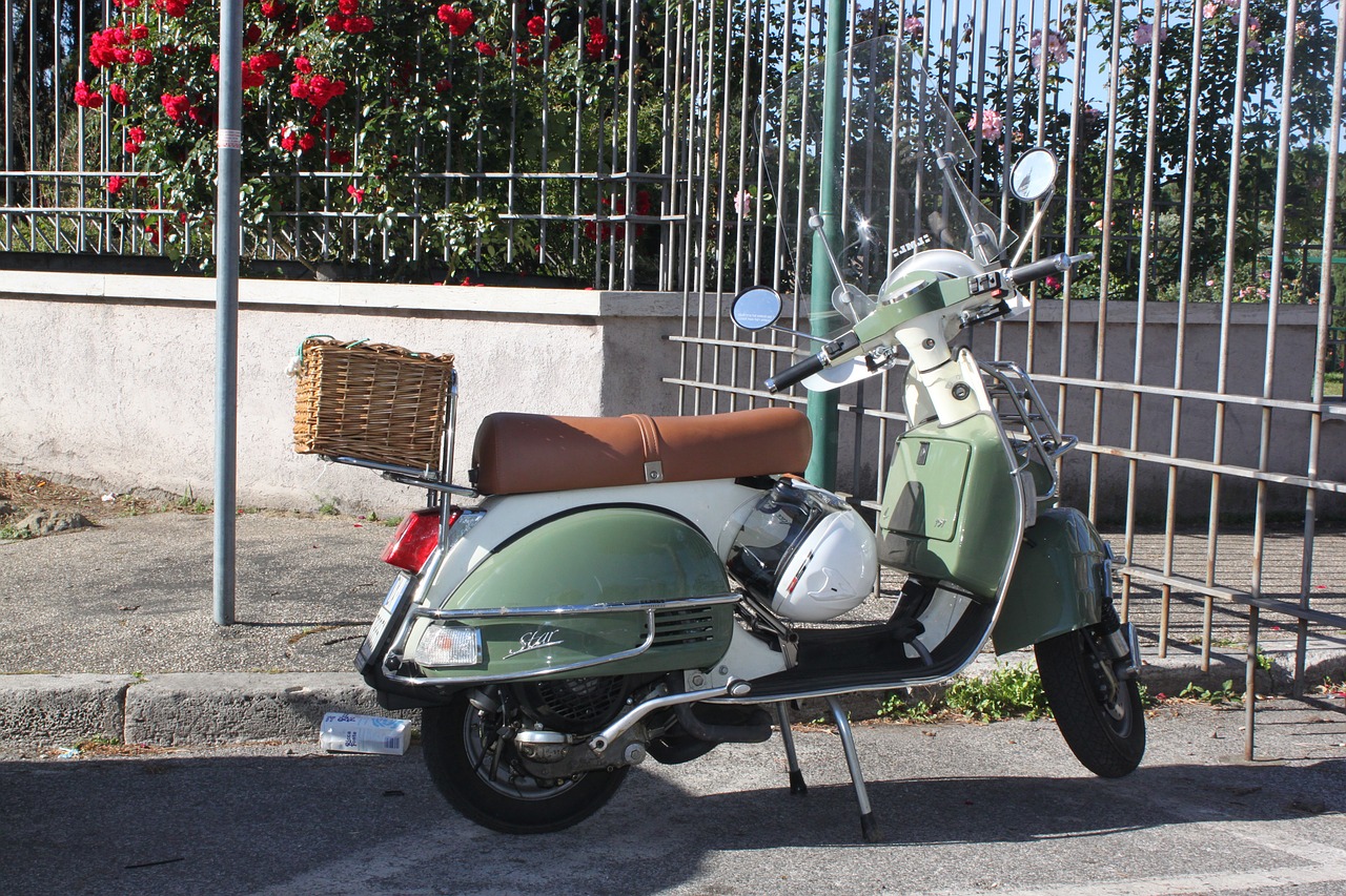 Motociklas, Italy, Vespa, Nemokamos Nuotraukos,  Nemokama Licenzija