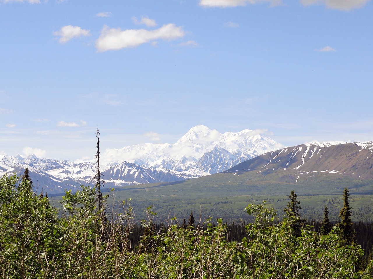 Kalnas Mckinley, Kalnas, Alaska, Denali, Nemokamos Nuotraukos,  Nemokama Licenzija