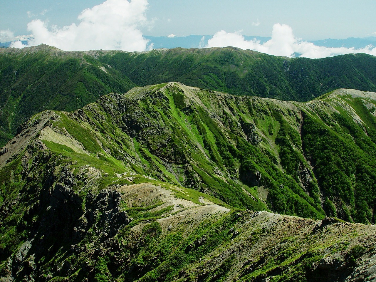 Kalno Shirogochi, Japonija, Kraštovaizdis, Kalnai, Gamta, Lauke, Vaizdingas, Vista, Šalis, Kaimas