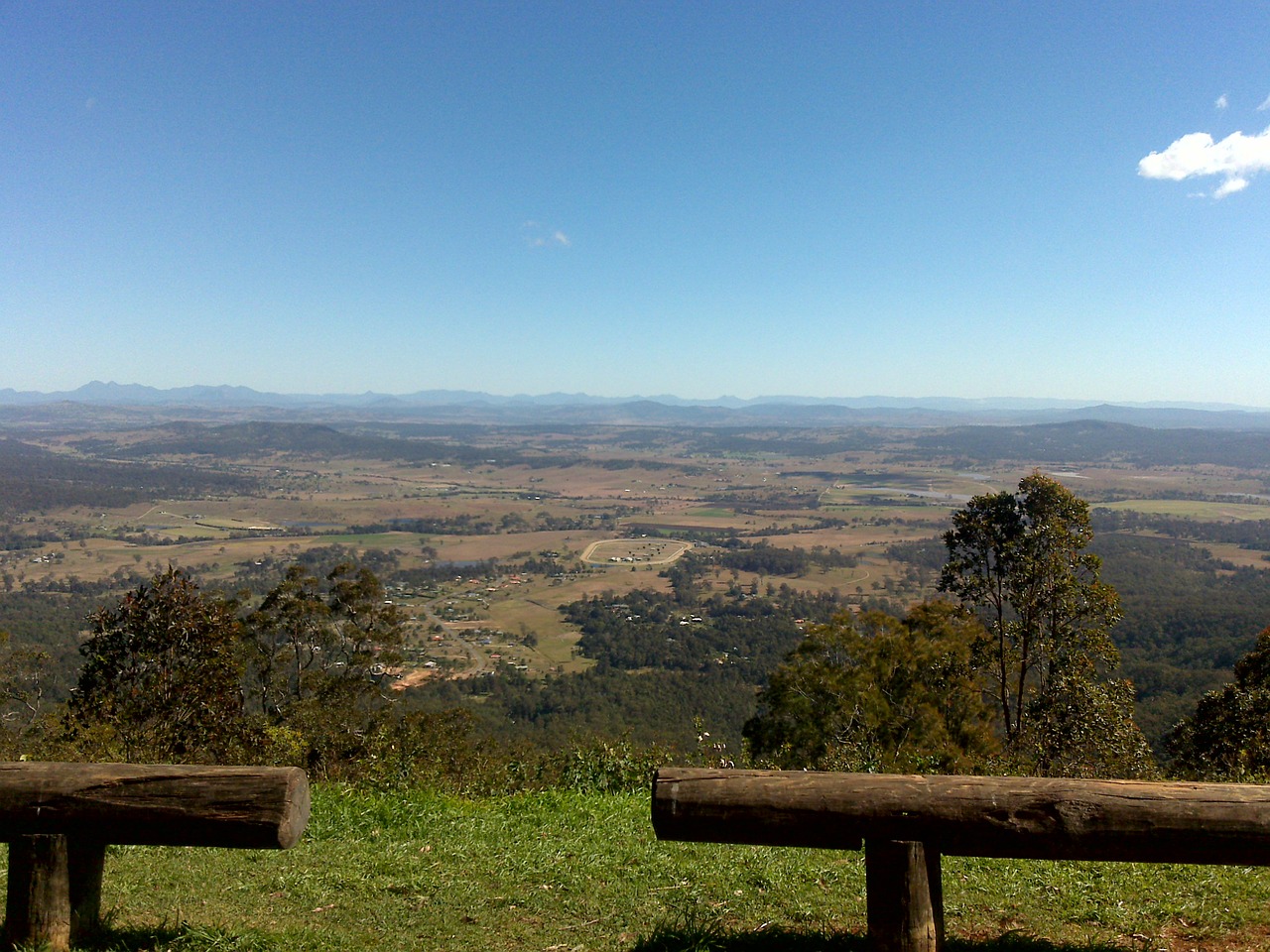 Kalno Tamborinas, Australia, Queensland, Kraštovaizdis, Žalias, Natūralus, Lauke, Šviežias, Ramus, Tamborinas